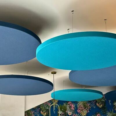 Sound Absorption Aesthetic Acoustic Ceiling For Office Decoration